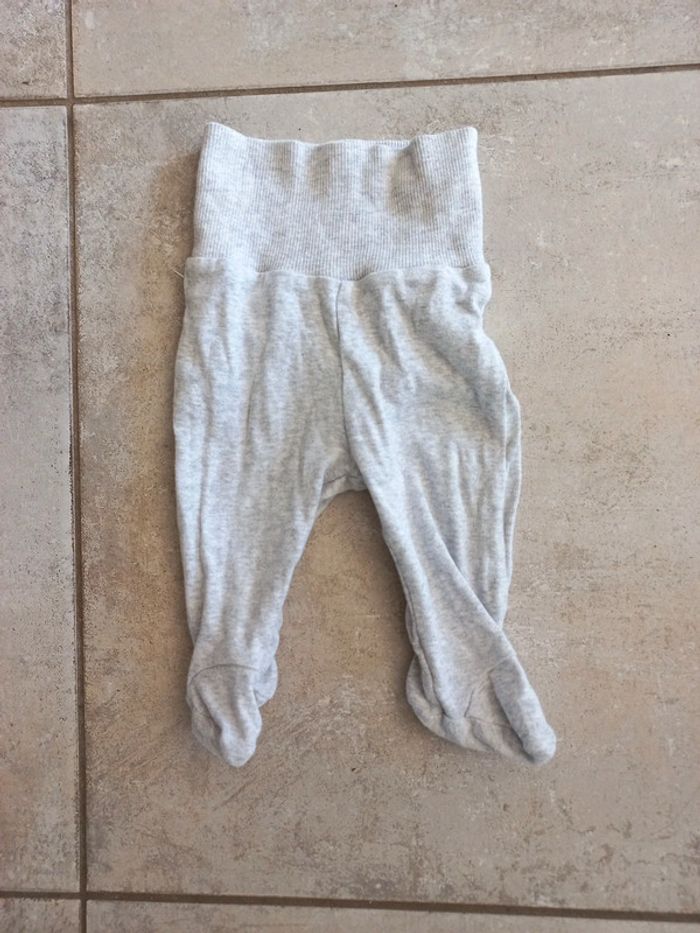 Legging ou bas de pyjama léger mixte bébé gris 3 mois Kiabi - photo numéro 2