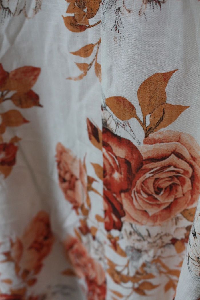 Débardeur fleurs oranges - photo numéro 3