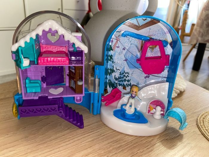 Polly pocket le chalet enneigé