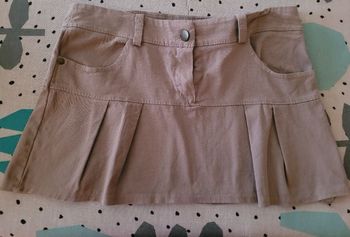Mini jupe beige