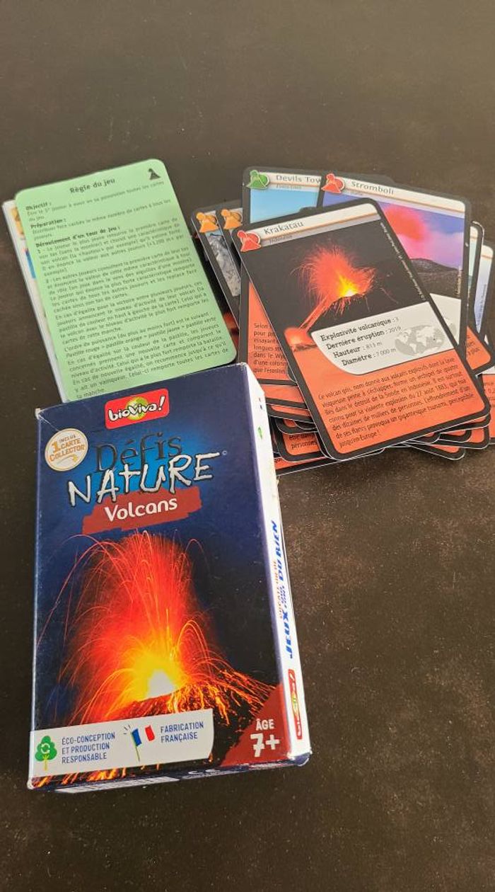 Bioviva - Défis Nature - Volcans - Jeu de bataille - photo numéro 2