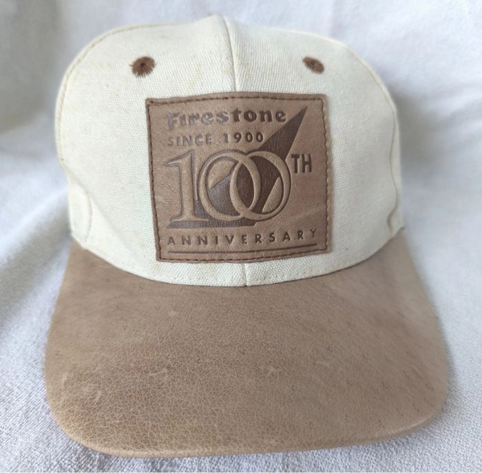 Casquette vintage Firestone 100 ans Anniversary since 1990 Collector automobile - photo numéro 2