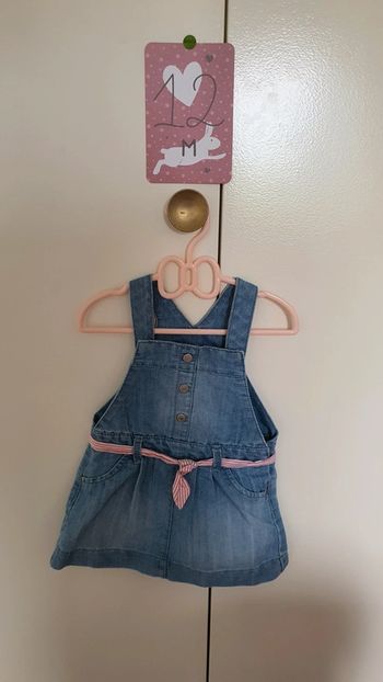 Robe salopette 🌸 12 mois