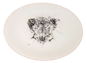 "Les Métamorphoses de l' Inquiétude" Assiette illustrée par Gérard Daran 11 /300