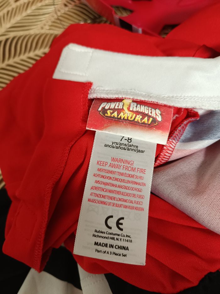 Déguisement Power Rangers 7/8 ans - photo numéro 10
