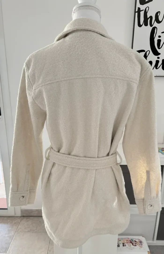 NafNaf - Veste Saharienne Beige Taille 36/S - photo numéro 4