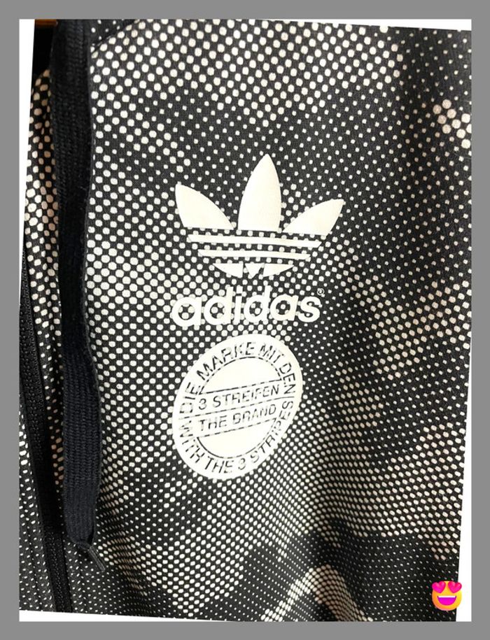 Veste polaire Adidas Originals – Taille M – Camouflage gris/noir - photo numéro 3
