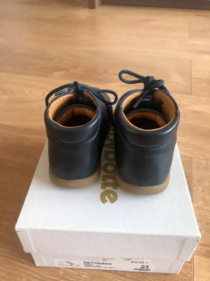 Chaussures bébé Babybotte bleu marine 23 - photo numéro 5