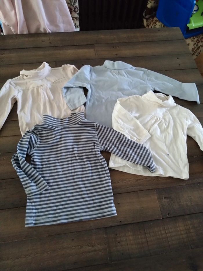 Ensemble sous pull t shirt Col roulé 18 mois