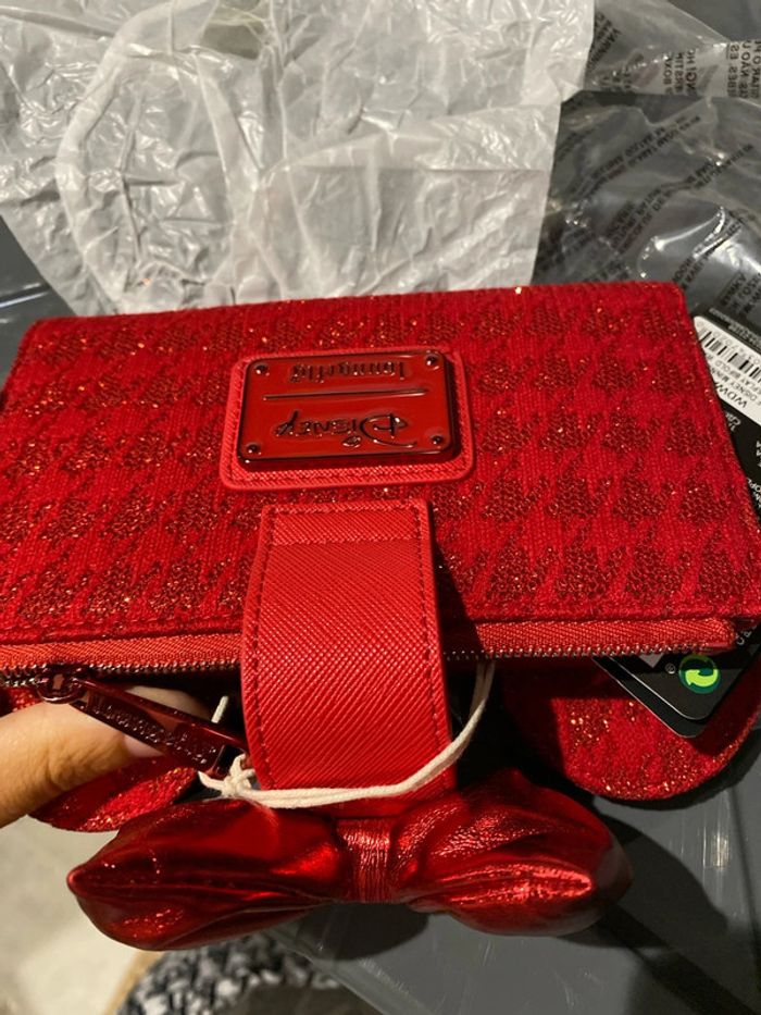 Portemonnaie disney rouge minnie - photo numéro 3