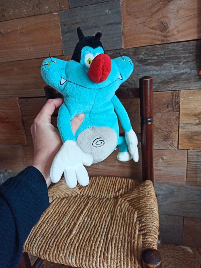 peluche oggy et les cafards tbe - photo numéro 4