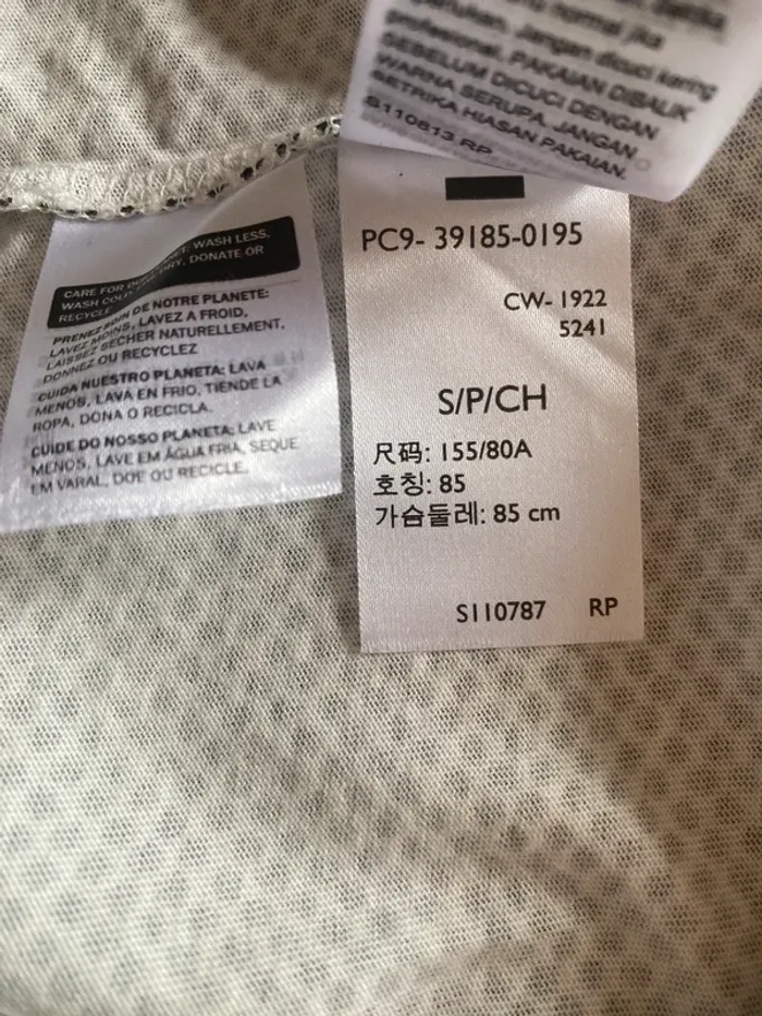 Tee shirt T-shirt taille noir et blanc S Levi's Levis neuf - photo numéro 3