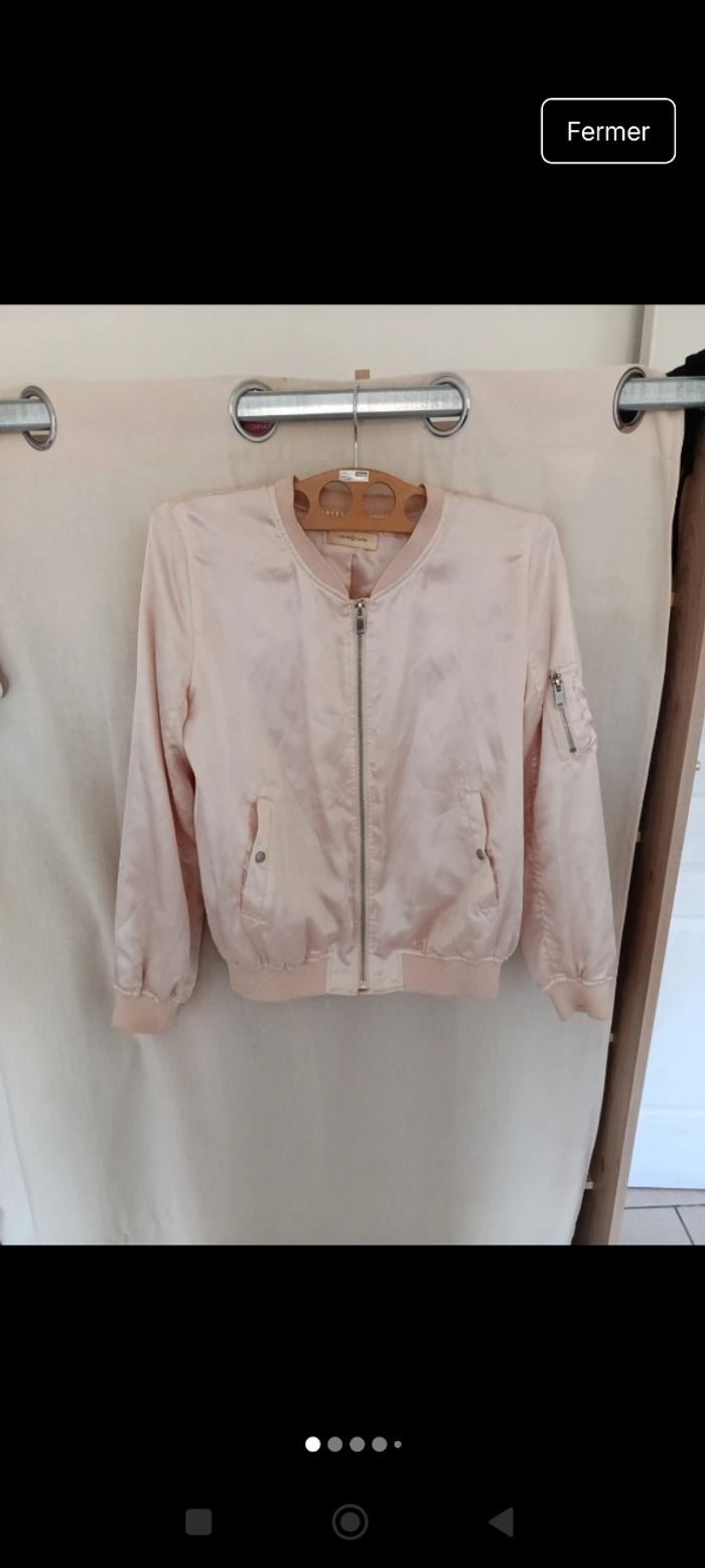 Veste rose pâle cache cache taille S