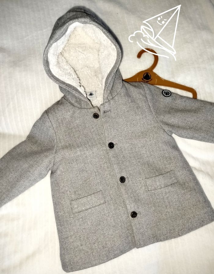 Petit Bateau Manteau garçon 18 mois