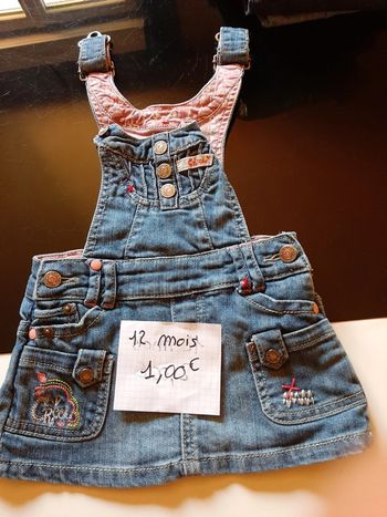 Salopette robe 12mois