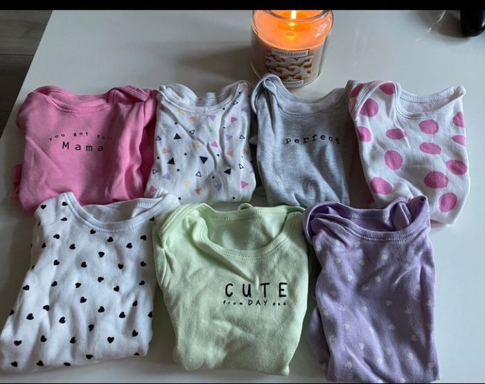 Lot de 7 bodys 3-6 mois