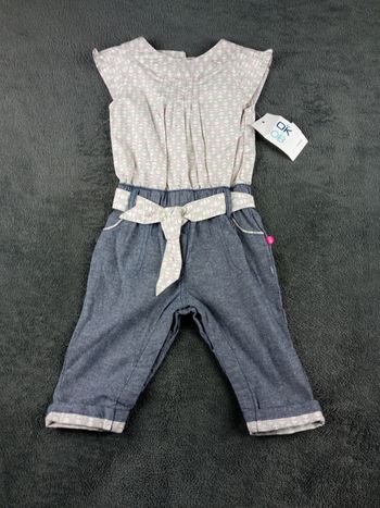 Salopette 6 mois obaibi neuve