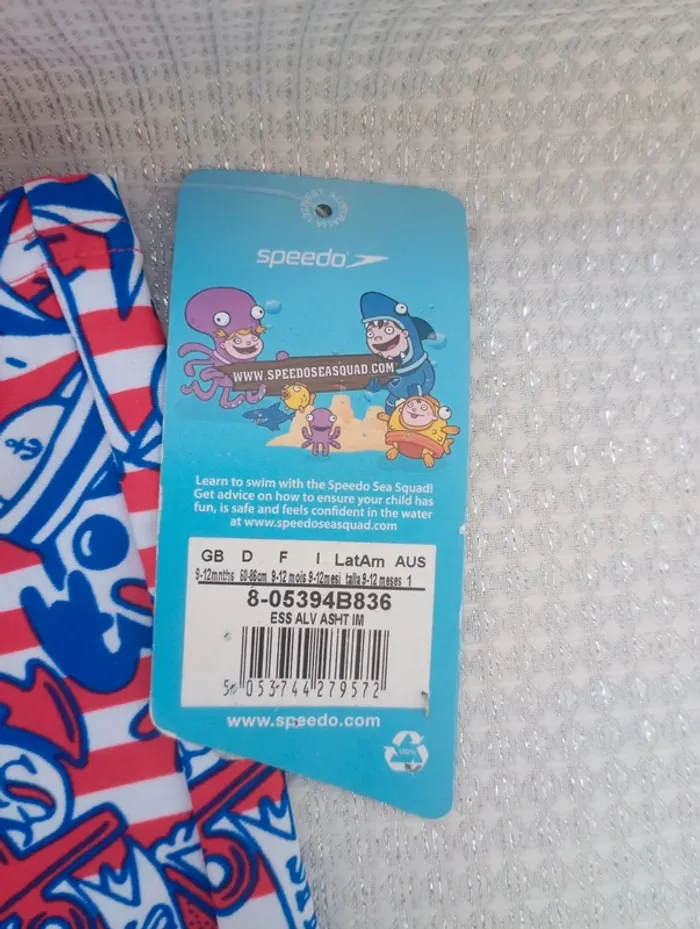 Maillot de bain Speedo bébé 9-12 mois neuf - photo numéro 3