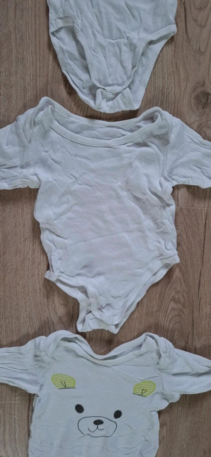 Lot 3 bodies ML 12 mois TBE - photo numéro 4