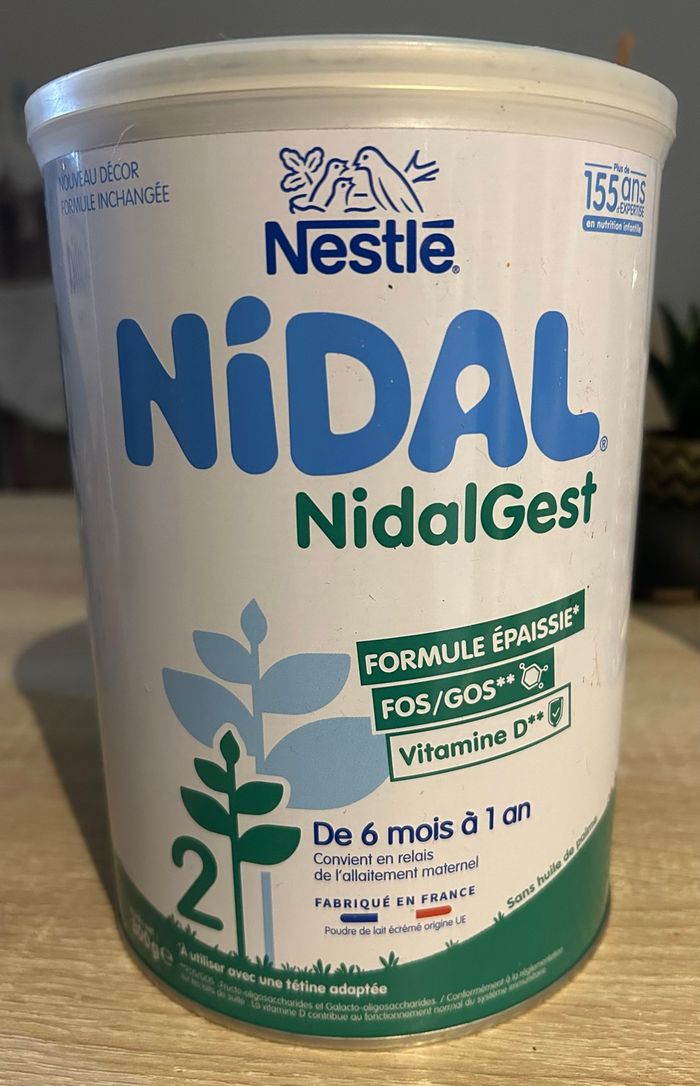 Lait deuxième age