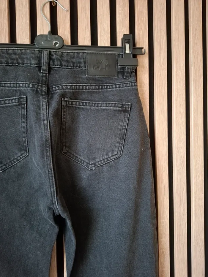 Jeans moderne boyfriends mom noir T 34 - photo numéro 8