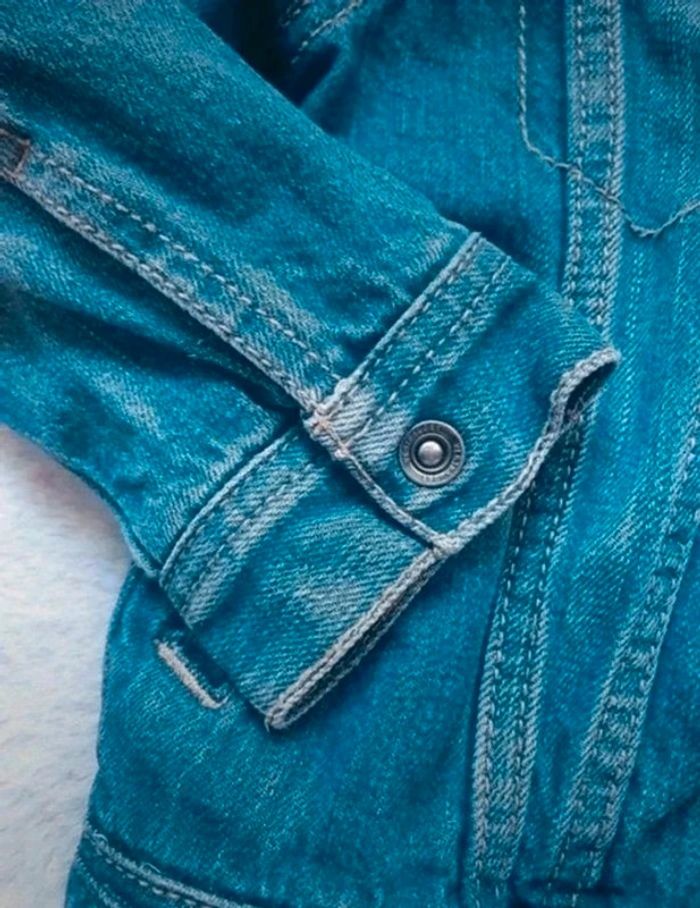 Veste en jean bleu denim Vertbaudet 5 ans - photo numéro 6