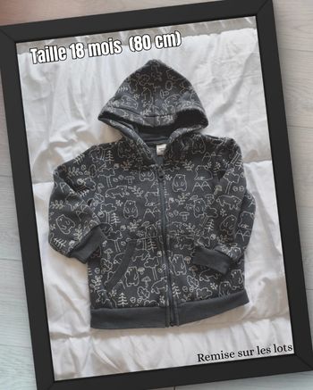 Veste zippée 🧸 Tape a l'oeil 