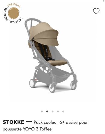 Pack couleur Toffee  6+ yo-yo babyzen STOKKE