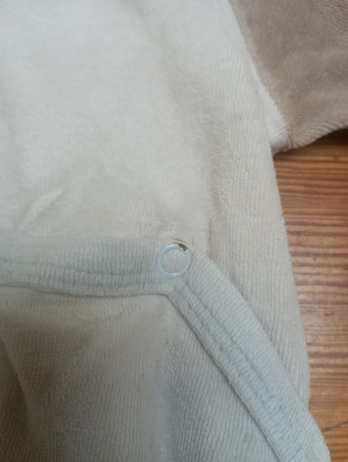 Pyjama velours, kitchoun, 9 mois - photo numéro 3