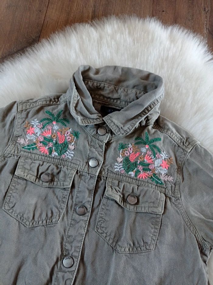 Ikks 💖 Combinaison short courte kaki 6 ans - photo numéro 2