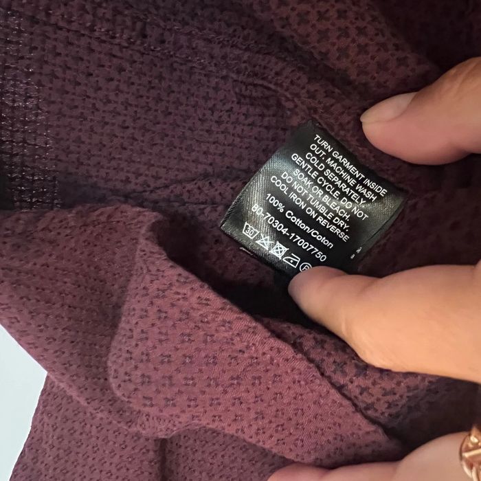 Chemise Castro bordeaux taille XL - photo numéro 4
