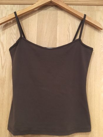 Débardeur top à bretelles femme Promod noir