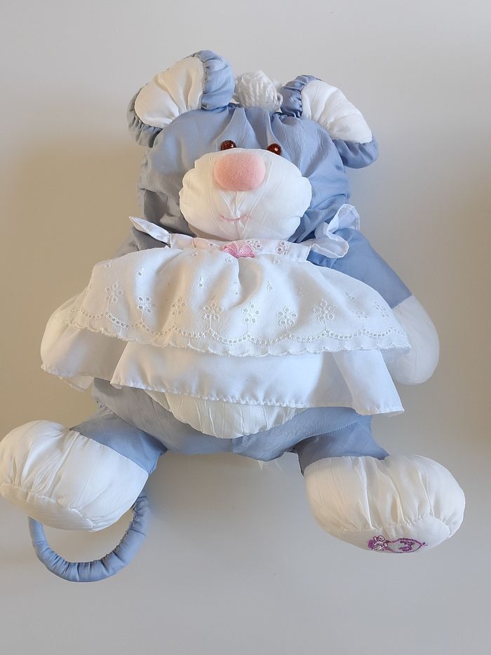 Peluche souris Fisher Price 40 cm vintage