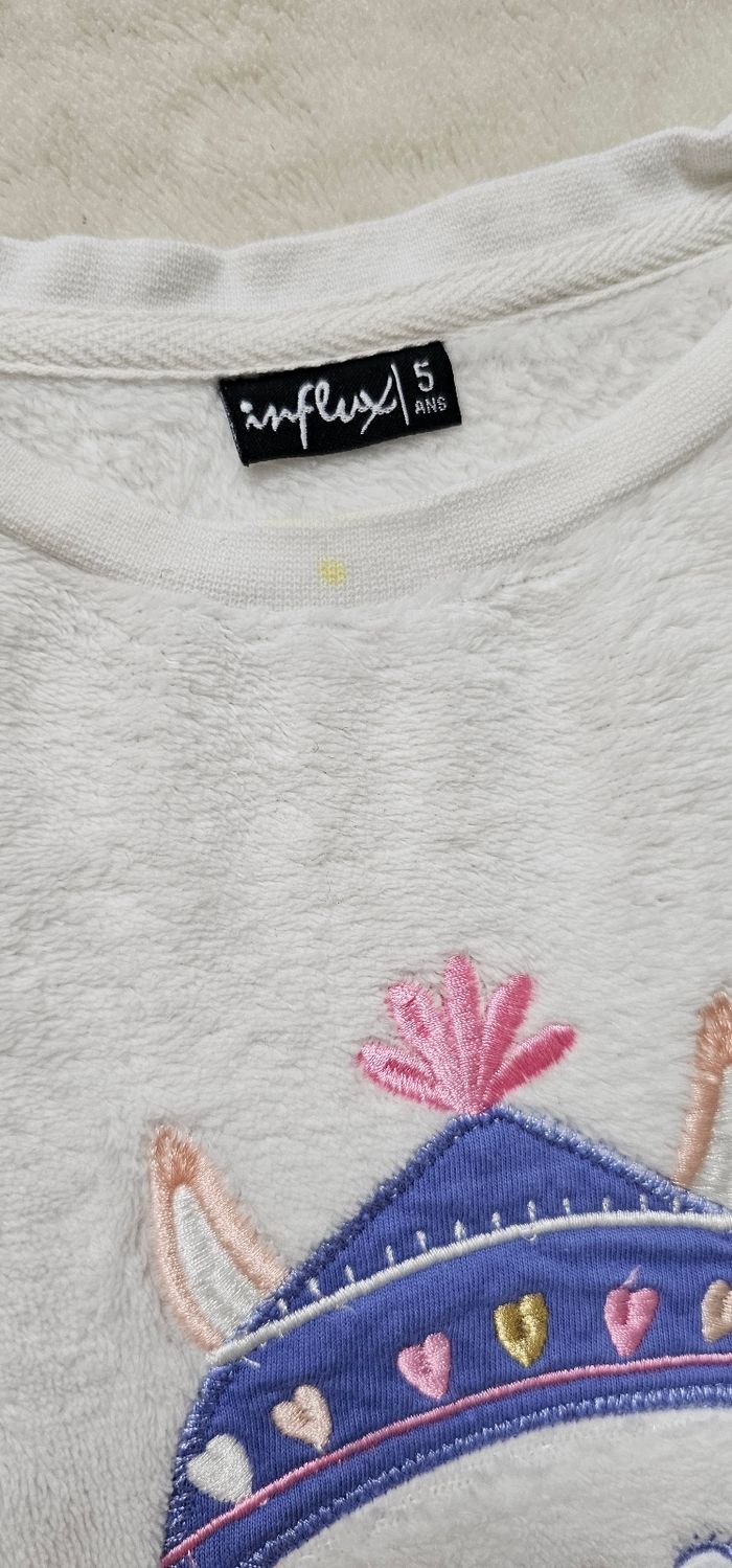 Pyjama deux pièces enfant de la marque influx taille  5 ans - photo numéro 2