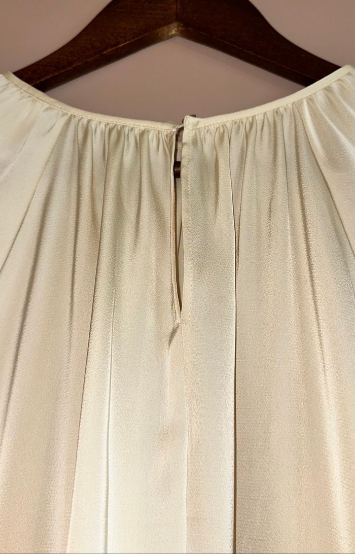 Chemisier - Blouse beige/crème Chic Zara taille XS - photo numéro 6