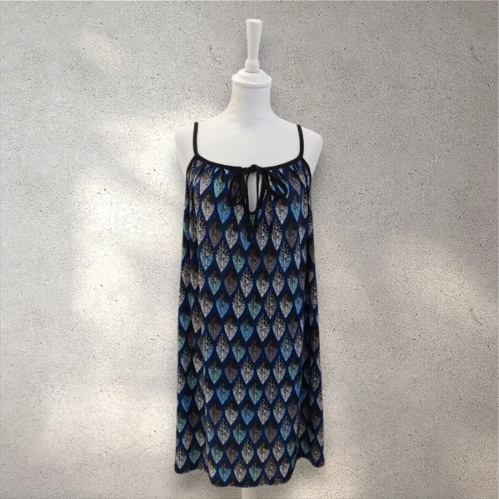Robe fluide imprimée à bretelles taille XL-XXL