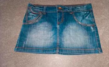 Mini-jupe en jean femme S 36