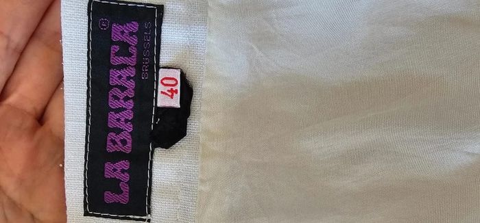 Jupe longue vintage blanche taille haute - photo numéro 5