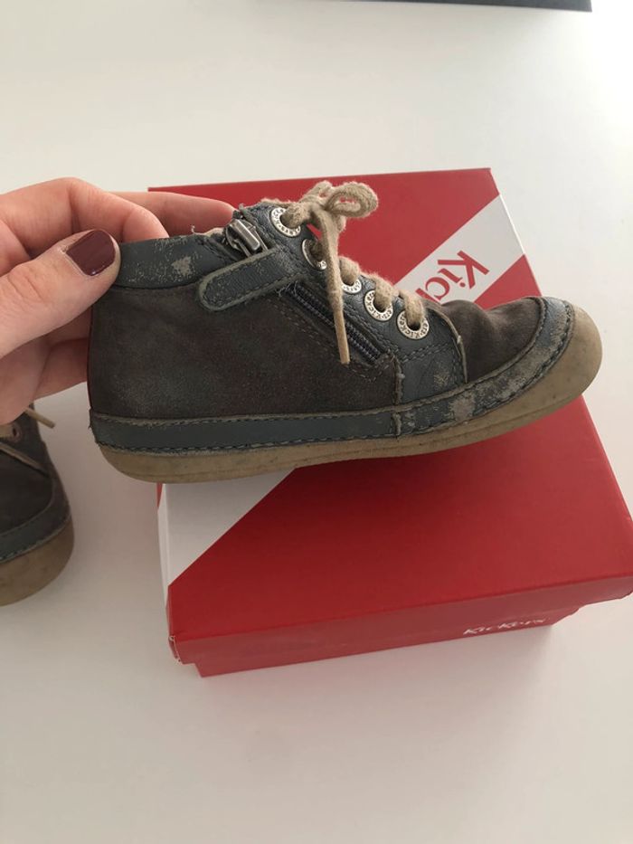 Kickers Sonistreet gris foncé taille 26 - photo numéro 5