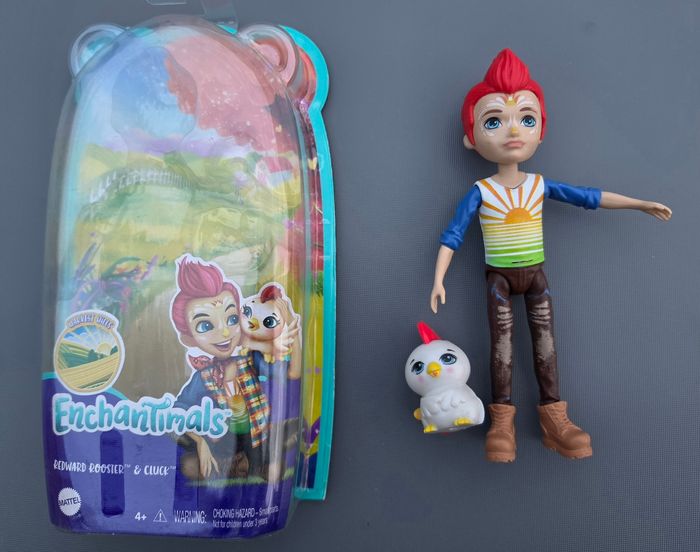 Enchantimals : Poupée Redward Rooster et Cluck le coq - photo numéro 1