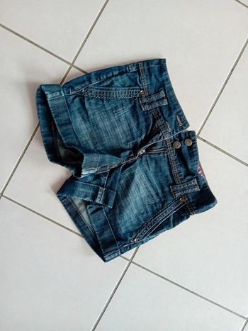 Mini short en jean
