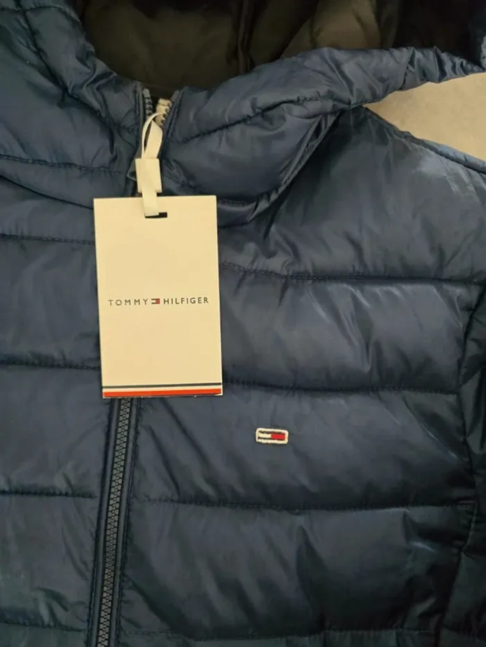 Doudoune bleu marine Tommy Hilfiger - photo numéro 2