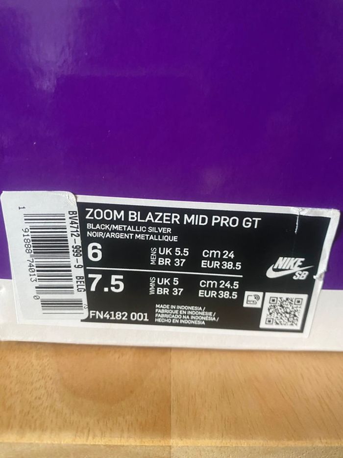 Nike SB zoom blazer taille 38,5 - photo numéro 10