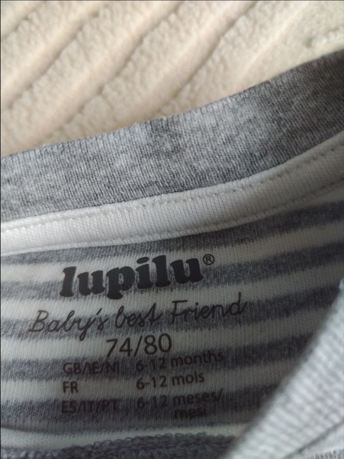 Tee shirt bébé garçon 12 mois Lupilu - photo numéro 3