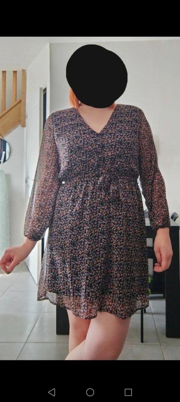 Robe fluide fleurie