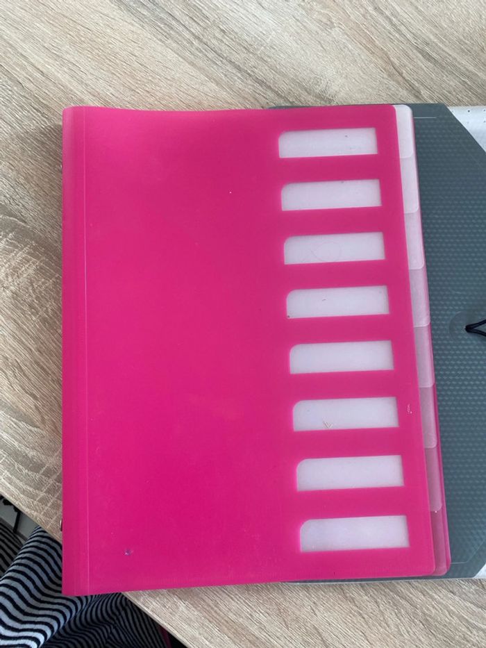 lot de deux trieurs gris et rose - photo numéro 2