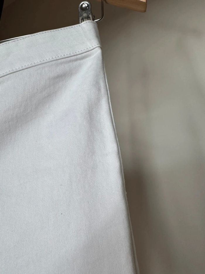 Pantalon type jean skinny blanc élastique 10 Denim - photo numéro 4