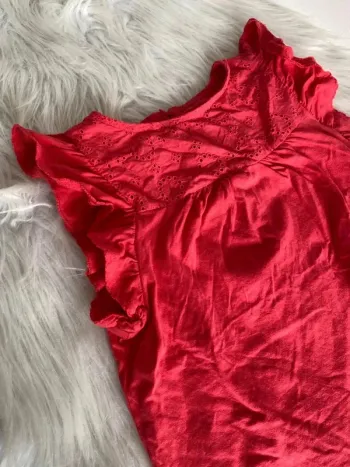 Joli débardeur fille Kiabi 8 ans framboise