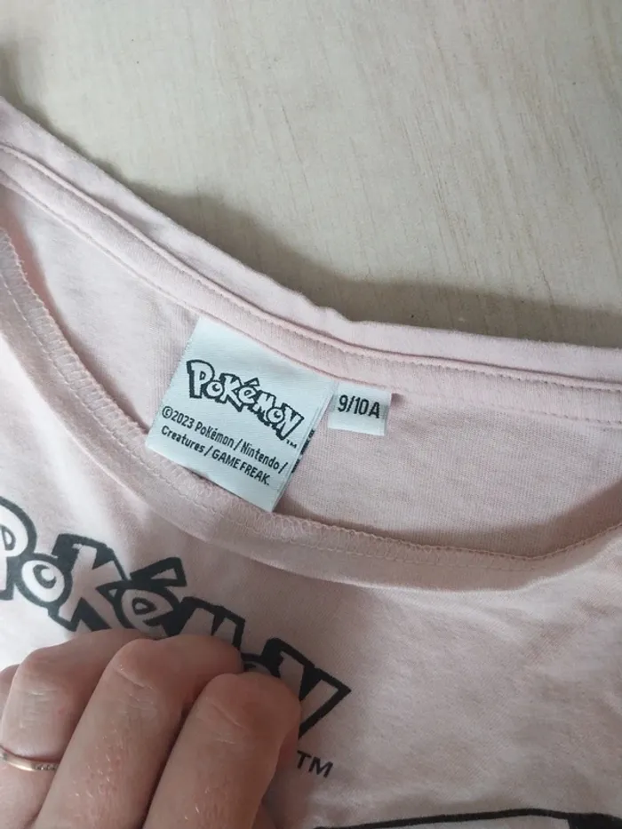 Tshirt pokemon 9 10 ans - photo numéro 4