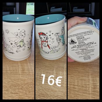 Mug princesse animator disney officiel
